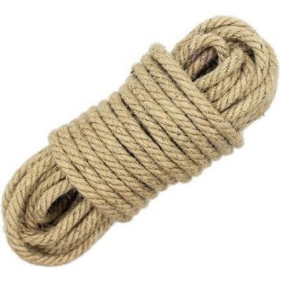 Slave4master Hemp Bondage Rope 5 m, bondage provaz z přírodního konopí – Zboží Mobilmania