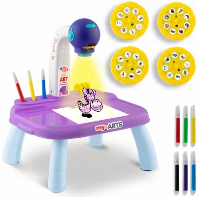 Ricokids Projektor Ricokids pro výuku kreslení 773700 fialový – Sleviste.cz