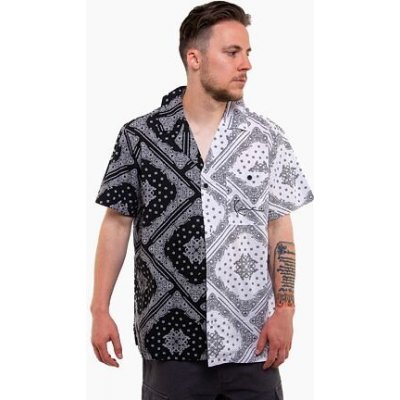 Karl Kani Chest Signature Paisley Block Resort shirt black/white