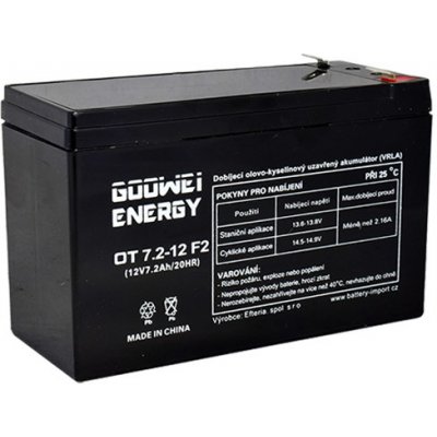 GOOWEI ENERGY OT7.2-12 F2 7.2Ah 12V – Zbozi.Blesk.cz