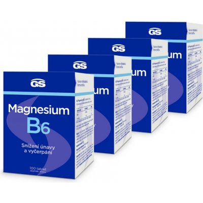 GS Magnesium s vitaminem B6 400 tablet – Hledejceny.cz