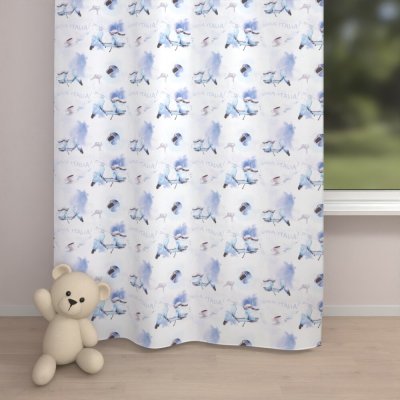 Biante Dětský bavlněný závěs Sandra SA-289 Viva Italia modrá 150x210 cm – Hledejceny.cz