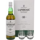 Laphroaig 10y 40% 0,7 l (dárkové balení 2 sklenice)