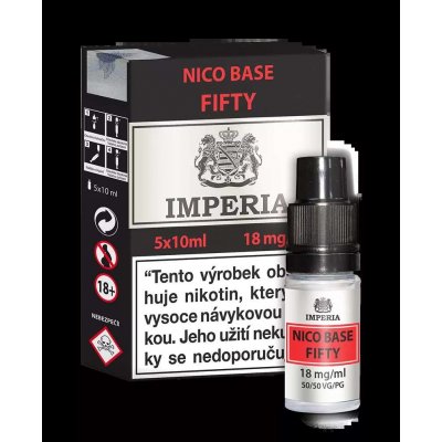 IMPERIA Nico Base PG50/VG50 18mg 5x10ml – Zboží Dáma