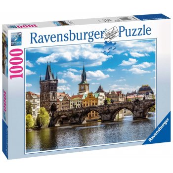 Ravensburger Praha: Pohled na Karlův most 1000 dílků