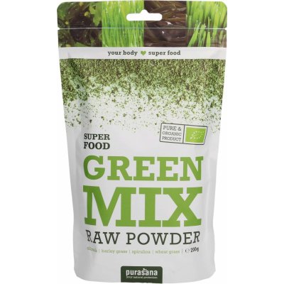 Purasana Green Mix Powder Bio 200 g – Zboží Mobilmania