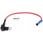 Amio Pojistkové pouzdro na MICRO 2 plochou pojistku s odbočkou TWIN - – Hledejceny.cz