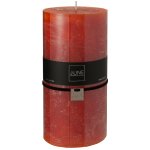 Oválná oranžová svíčka XXL - 10*10*20 cm - J-Line by Jolipa – Hledejceny.cz