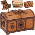 WOODEN CITY 3D dřevěné puzzle Escape room: Truhla s pokladem 165 ks – Sleviste.cz