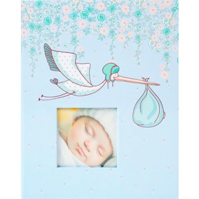 Album dětské 10x15 pro 304 fotek Stork blue – Zboží Mobilmania