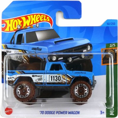 Hot Wheels '70 Dodge Power Wagon Light Blue – Zboží Mobilmania