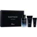 Christian Dior Sauvage EDP 60 ml + sprchový gel 50 ml + hydratační krém na obličej a vousy 20 ml dárková sada