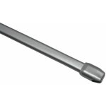 Gardinia Vitrážní tyčka plochá, stříbrná mat, pr. 11 mm, 60 - 90 cm – Hledejceny.cz