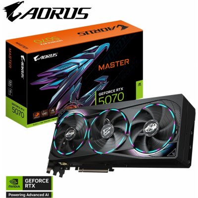 Gigabyte AORUS GeForce RTX 5070 MASTER 12GB GV-N5070AORUS M-12GD – Sleviste.cz