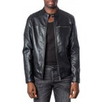 Jack&Jones pánská bunda Jjerocky Black PU – Sleviste.cz