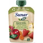 Sunar BIO ovocno-zeleninová kapsička Jablko, jahoda, červená řepa, mrkev 100g – Sleviste.cz