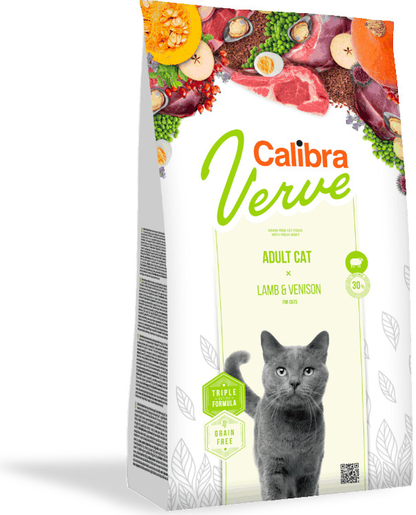 Calibra Verve Grain Free Adult Lamb&Venison 8+years 3 x 3,5 kg