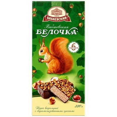 Babaěvskij Oplatkový dort Babaěvskaja Běločka 220 g – Zbozi.Blesk.cz