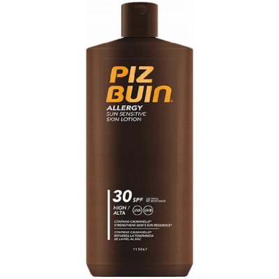 Piz Buin Mléko na opalování pro pokožku citlivou na slunce SPF30 Allergy 400 ml – Zboží Dáma