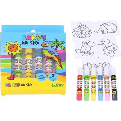 Barvy na sklo 5+1 40ml – Sleviste.cz