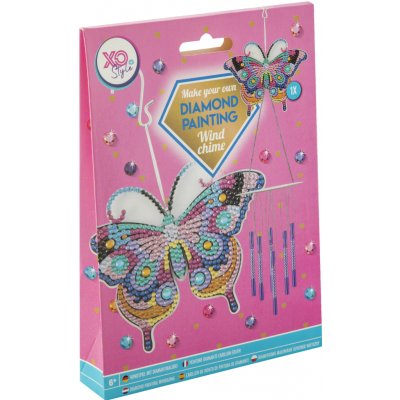 Grafix Diamantová zvonkohra motýl – Hledejceny.cz