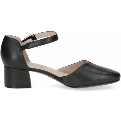 JANA Dámské kožené lodičky CAPRICE 9-22309/44 černé – Zboží Dáma
