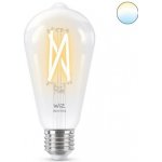 WiZ LED žárovka filament E27 ST64 7W 806lm 2700-6500K IP20, stmívatelná – Hledejceny.cz