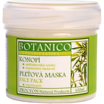 Botanico konopná pleťová maska 100 ml