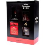 Jack Daniel's Fire 35% 0,7 l (dárkové balení 2 sklenice) – Zboží Mobilmania