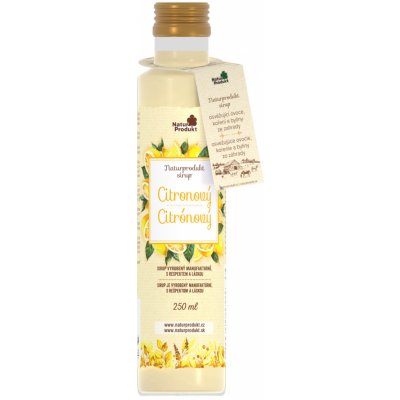 Naturprodukt Sirup citron 250 ml – Zboží Mobilmania