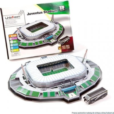 HABARRI Fotbalový stadion 3D puzzle Juventus FC - "Allianz", 96 ks