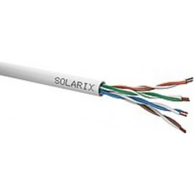 Solarix SXKL-5E-UTP-PVC-GY 305m, kabel UTP lanko (licna), UTP(cat5e), 305m - celé klubo, bez konektoru, PVC