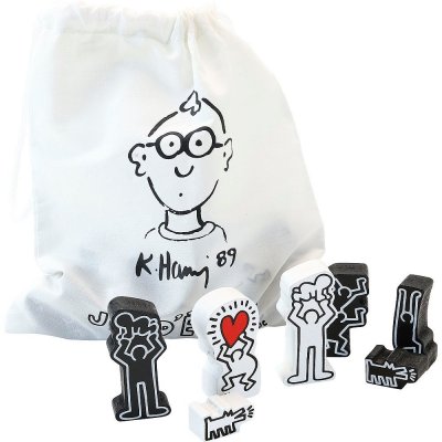 Vilac Vilac Moderní dřevěné šachy Keith Haring