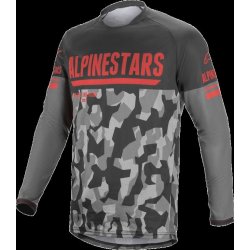 Alpinestars Venture R šedo-červeno-černý maskáčový