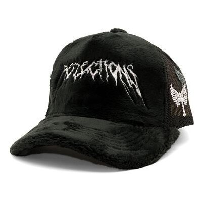 Reflection Luxury Fuzzy Trucker Satin Black / White – Zboží Dáma