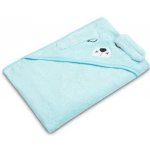 Sensillo osuška 100x100cm Pejsek modrá tyrkys – Zboží Mobilmania