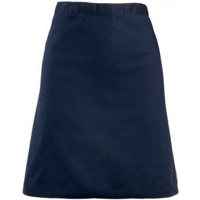 Premier Workwear Středně dlouhá keprová zástěra do gastro provozu modrá námořní 70 x 50 cm PW151 – Hledejceny.cz
