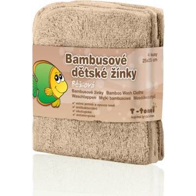 T-tomi žínky koupací bambusové, beige – Zboží Dáma