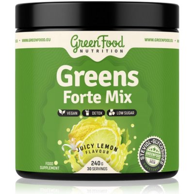 GreenFood Nutrition Greens Forte Mix Juicy Lemon 240 g – Hledejceny.cz