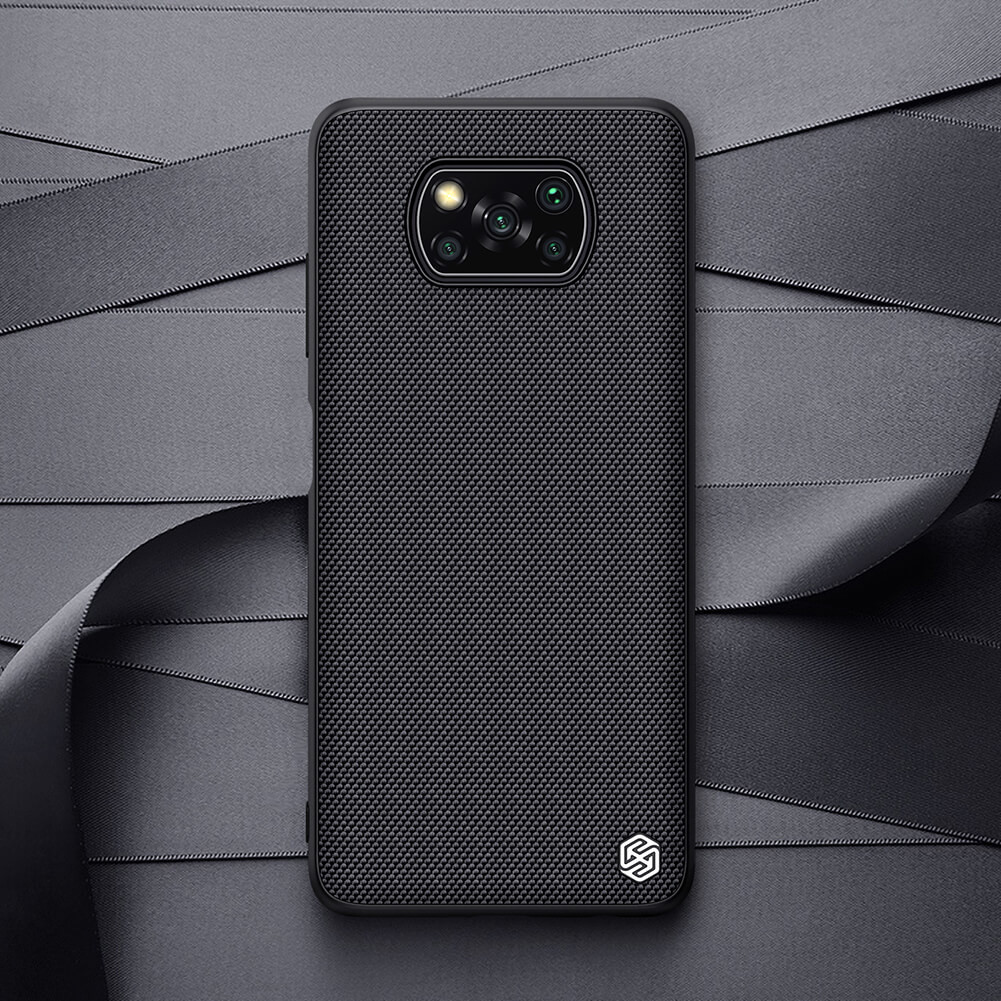 Pouzdro Nillkin Textured Hard Case pro Xiaomi Poco X3 NFC/X3 Pro černé