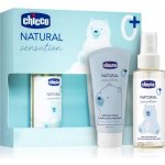 Chicco Natural Sensation 0+ masážní olej pro děti od narození 100 ml + 0+ pleťový krém pro děti od narození 50 ml – Zboží Mobilmania