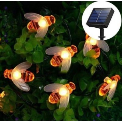 Aerbes Solární světelný řetěz 30 LED Včelky RGB – Hledejceny.cz