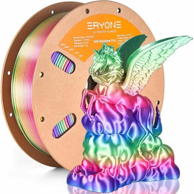 Eryone Rainbow / Tricolor Silk/Pla 1,75mm 0,25kg Candy – Zboží Živě