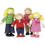 Tidlo Dřevěné panenky do domečku Rodina – Zboží Dáma