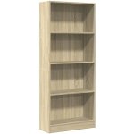 Knihovna dub sonoma 60x24x143 cm kompozitní dřevo – Zboží Dáma