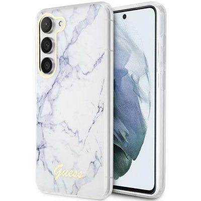 Pouzdro Guess Samsung Galaxy S23 Marble bílé – Zbozi.Blesk.cz