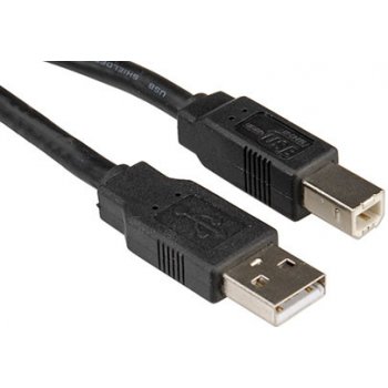 Roline 11.02.8849 USB 2.0 kabel A-B 12m, černý, pro huby 14.02.5011-12