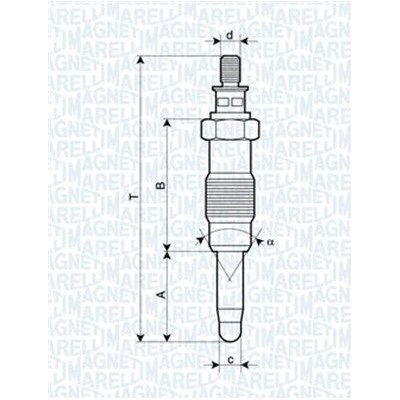 Žhavicí svíčka MAGNETI MARELLI 062583003304 – Hledejceny.cz