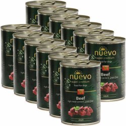 Nuevo Dog Adult Hovězí 12 x 400 g