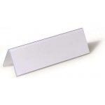 Jmenovka na stůl DURABLE 61/122x210mm, balení 25ks – Sleviste.cz